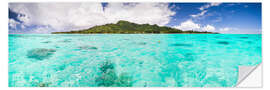 Sisustustarra Tropical island of Rarotonga in the Pacific Ocean