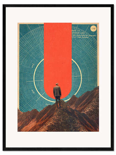 Framed art print The only Compass is Observance
