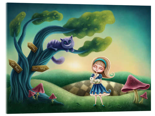 Acrylic print Alice in Wonderland