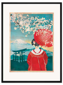 Gerahmter Kunstdruck Japan