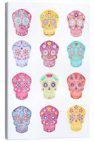 Canvas print Day of the Dead Sugar Skulls