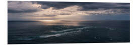 Foam board print Stormy seascape