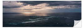 Wall sticker Stormy seascape