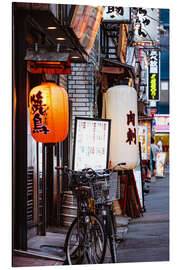Alubild In den Straßen von Tokio