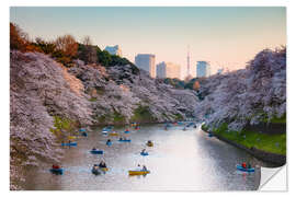 Vinilo para la pared Primavera en Tokio