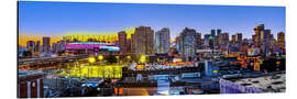 Aluminium print Vancouver with BC Place Stadium