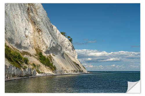 Selvklebende plakat Kreidefelsen Møns Klint