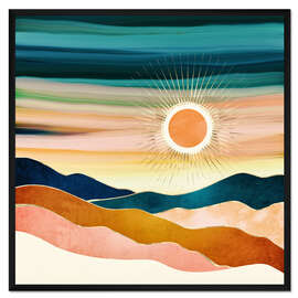 Gerahmter Kunstdruck Juwel Abenddämmerung