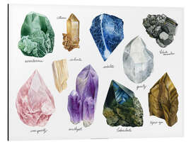 Magnettafel Heilende Kristalle III