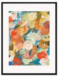 Gerahmter Kunstdruck Blumen I