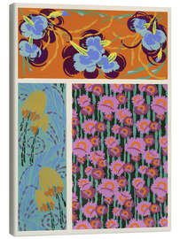 Canvas-taulu Art Deco Flowers VII