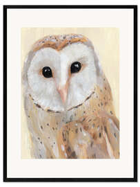 Framed art print Barn owl