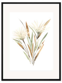 Gerahmter Kunstdruck Modest Pedicle II