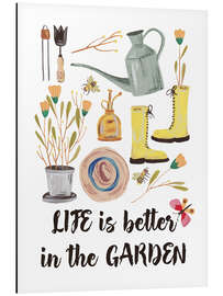 Magnettafel Gartenzeit