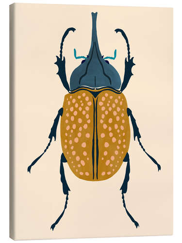 Lienzo Insecto escarabajo II
