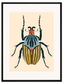 Gerahmter Kunstdruck Käfer-Wanze