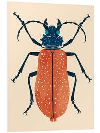 Foam board print Beetle bug III