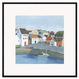 Framed art print Old Seaside Town I