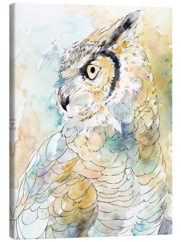 Canvas print Majestic Owl I.