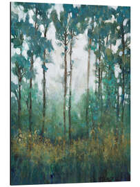 Magnettafel Glühen im Wald I