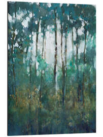 Magnettafel Glühen im Wald II