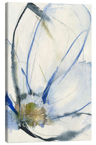 Canvas print Cobalt & Paynes Petals II