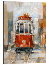 Gallery print Red tram in Lisbon