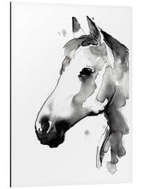 Aluminium print White stallion II