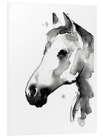 Foam board print White stallion II