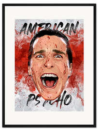 Gerahmter Kunstdruck American Psycho II