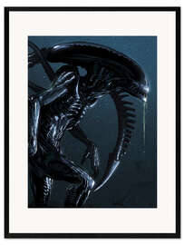 Gerahmter Kunstdruck Alien Xenomorph