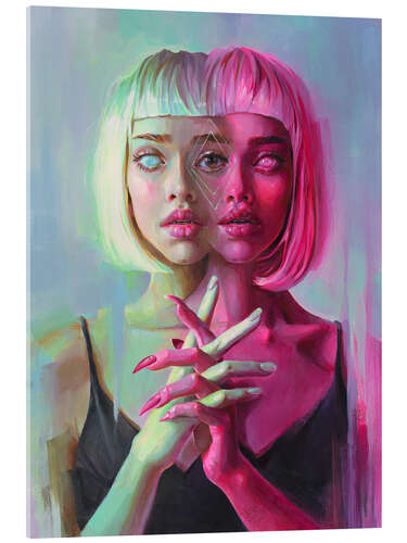 Acrylic print Double