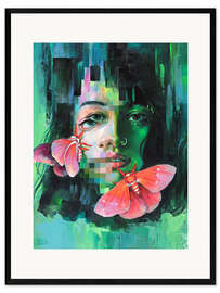 Stampa artistica con cornice Chroma Key