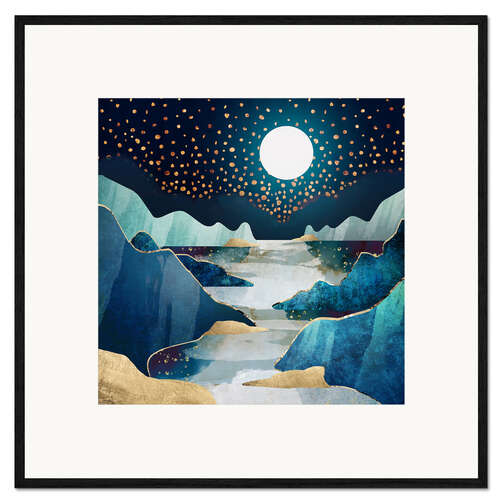 Framed art print Moon Glow