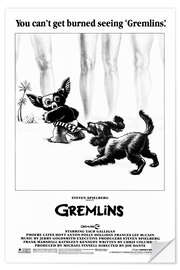 Wandsticker Gremlins - Gizmo am Strand