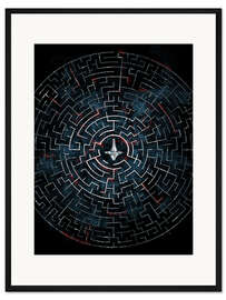 Gerahmter Kunstdruck Inception - Nikita Abakumov