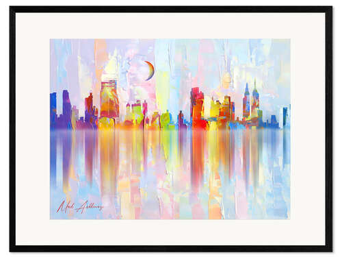 Gerahmter Kunstdruck New York V