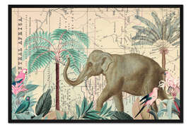 Gerahmter Kunstdruck Afrika erkunden