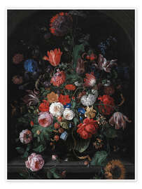 Tableau  Morceau de fleur - Hendrik Schoock