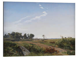 Magnettafel Seelandschaft Offenes Gebiet in Nord Seeland