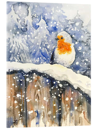 Acrylic print Tales of the Robin