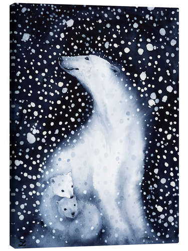 Canvas print Polar Bears