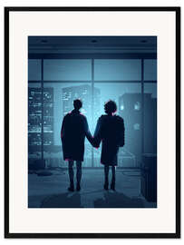 Gerahmter Kunstdruck Fight Club Last