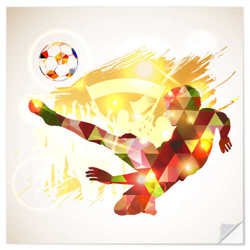 Sticker mural Soccer Player, Deluxe Version