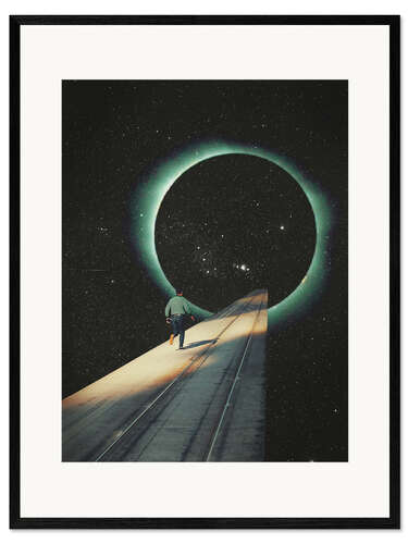 Framed art print Escaping into the Void