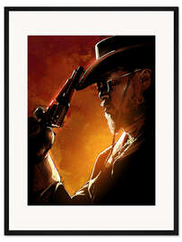 Gerahmter Kunstdruck Django