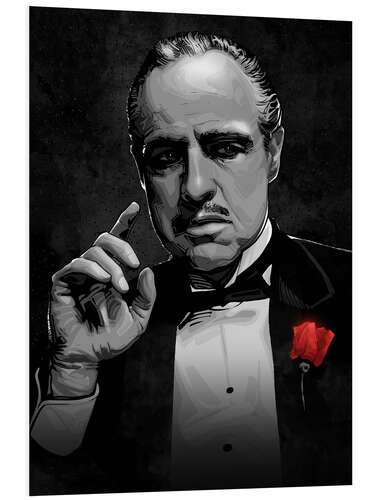 Hartschaumbild Vito Corleone