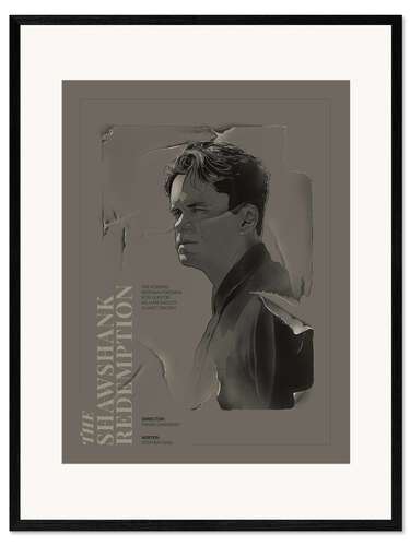 Plakat artystyczny premium w ramie The Shawshank Redemption