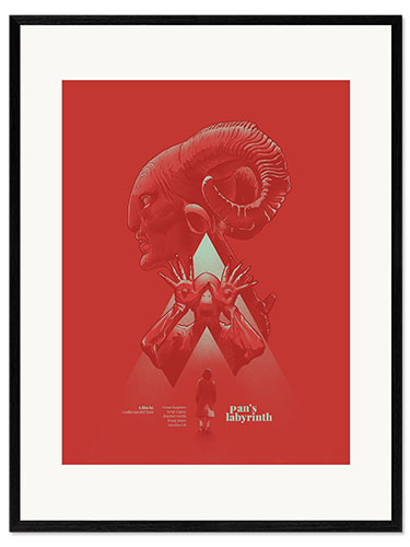 Ingelijste kunstdruk Pan's labyrinth