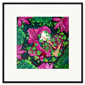 Framed art print Lily Pond Dream